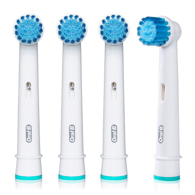 

Braun Oralb B Electric Toothbrush Head 4-Pack Soft&Sensitive Model for Adult 2D3D EB17-4