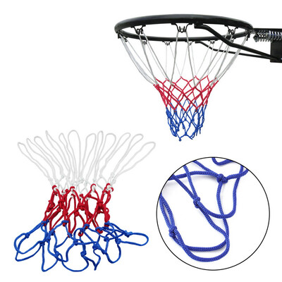 

Новый Красный Белый Синий Баскетбол Чистый нейлон Хооп Цель обода Mesh Net Спорт