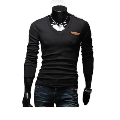 

Zogaa New Men's T-Shirt Fashion Long Sleeve