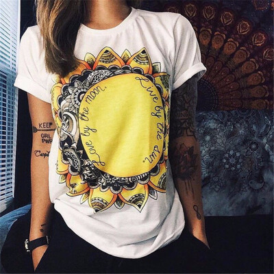 

Harajuku Tumblr Clothing T-shirts Print Punk Rock Fashion Graphic Tees Women T Shirt