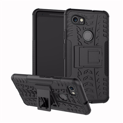 

Goowiiz Phone Case For Google PixelPixel XLPixel 2Pixel 2  Armor Tire Texture Rugged Protection PCTPU