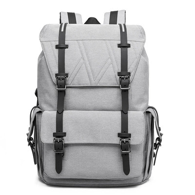 

Unisex Fashion Backpacks Hasp String Opening Men Women School Backpack for 156" Laptop Waterproof Large-capacity Backpack