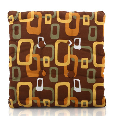

Home Car Seat Plush Cushions Warm Slip-resistant Dining Chair Pad Multi-patter CHAIN