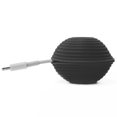 

Sendio shells headphones storage winder Apple phone data line processor silicone stickers Maccaron black
