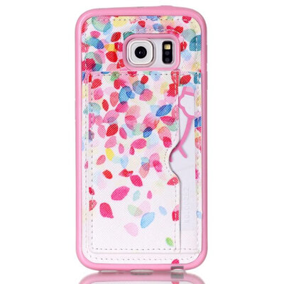

в случае Samsung S6 края мити красочные картины роскошь пу кожаные обложки для Samsung S6 край