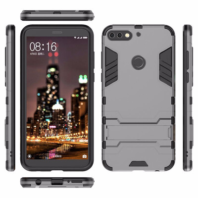 

for Huawei Y7 Prime 2018 Nova 2 Lite WIERSS Shockproof Hard Case for Huawei Y7 Pro 2018 Honor 7C Combo Armor Case Back Cover