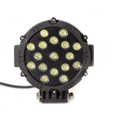 

7 inch car LED work light 51W highlight spotlight off-road car top spotlight outdoor lighting
