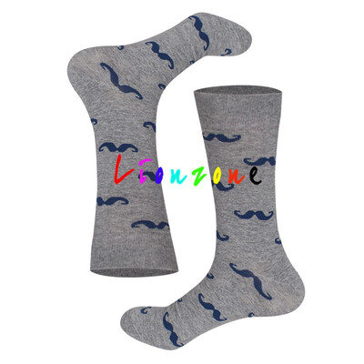 

LIONZONE Brand Men Socks Funny Design Paper Cranes Arrows Hhearts Stars Streetwear Hiphop Cotton Happy Socks