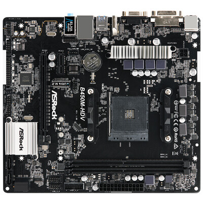 

ASRock B450M-HDV motherboard AMD B450AM4 Socket