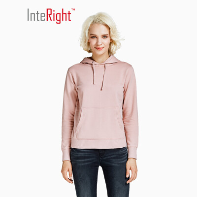 

INTERIGHT Sweater Women Hooded Turtleneck Jacket Pink XL