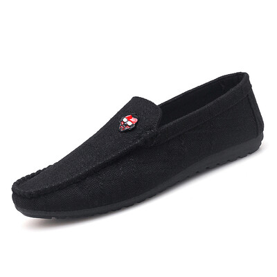 

Damaizhang Brand Men Fashion Casual Loafer Male Linen Spring Autumn Slip-on Mens Flat