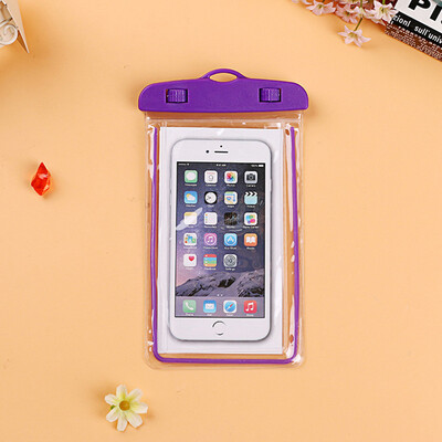 

Universal Waterproof Phone Pouch For Samsung Galaxy Note 3 N9000 N9002 N9005 Swimming Diving Transparent Bag Luminous Case Cover