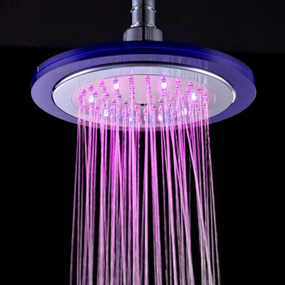 

BRELONG LED Colorful Top Spray 8-inch Luminous Color Change Shower