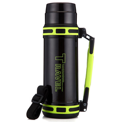 

【Jingdong Supermarket】 Huaya (WAYA) stainless steel vacuum insulated pot HG10-2100 outdoor travel car wide mouth kettle warm bottle 2100ml yellow