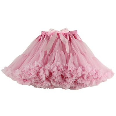 

Buenos Ninos Women Tutu Skirt Double Layer Midi Pettiskirt