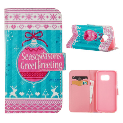 

MOONCASE ЧЕХОЛ ДЛЯ Samsung Galaxy S6 Edge Flip PU Leather Fold Wallet Card Slot Kickstand Back [Pattern series] /a16