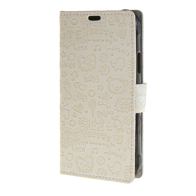 

MOONCASE Little Witch Leather Flip Wallet Card Slot Stand Back чехол для Samsung Galaxy S6 Active G890 White