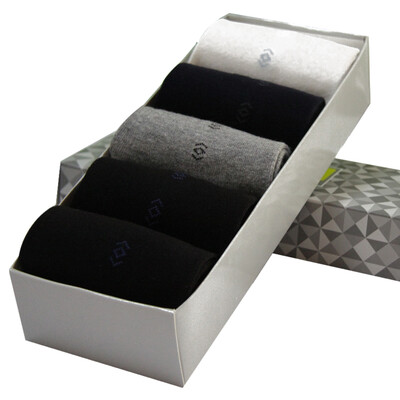 

Jingdong supermarket] Arctic cashmere socks male socks anti-off sports boat socks men socks men's cotton socks 5 pairs of mixed gift box boxed stealth socks men's socks and socks