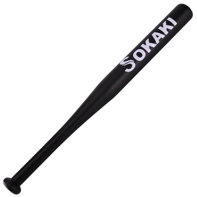 

SOKAKI Scrub Thicken Alloy Steel Black Baseball Bat Baseball Rod Car Self-defense Self-defense Baseball Bat 25 Inch