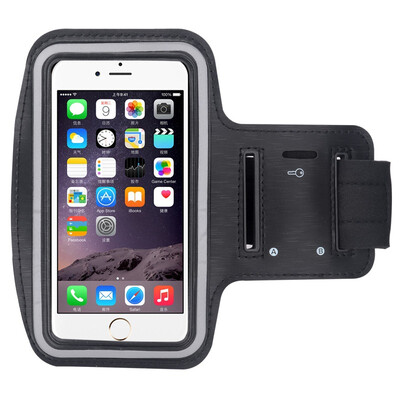 

Sendio Phone Arm Bag Sports Running Outdoor Riding Bag Lycra Sweat-resistant Water-proof Wrist Bag Fitness Outfit 52-6inch Black