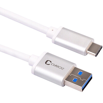 

Fuji Kaibo (cabos) F0663 Тип-c кабель для передачи данных usb-c музыка как 1-й телефон Meizu Pro5 x600 просо 4c зарядное устройство 3 метра usb3.0 серебряная белая линия