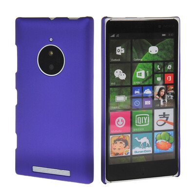 

MOONCASE Hard Rubberized Rubber Coating Devise Back Case Cover for Nokia Lumia 830 Purple