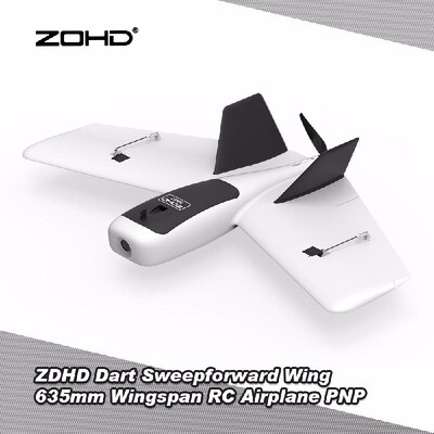 

ZDHD Dart Sweepforward Wing 635mm Wingspan FPV Drone with Gyro EPP Delta Wing RC Airplane Racing Aircraft PNP