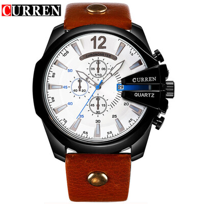 

Mens Watch CURREN 2016 Mens Watches Top Brand Luxury Mens Watch Quartz Watches Gold Mens Watch Mens Watch 8176