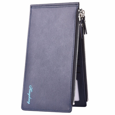

Korean multi card wallet male long large capacity thin double zipper mens wallet wallet bag