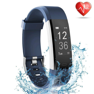 

Fitness Tracker with Heart Rate Monitor Smart Watch Activity Tracker Pedometer Sports Bracelet with Sleep Monitor Step Cal
