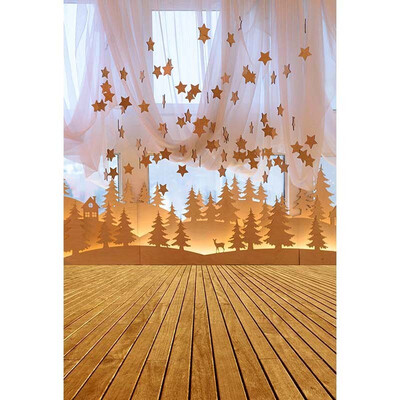 

Forest Stars Photo Backdrop 57FT Vinyl Fabric Cloth Digital Printing Photo Background -3224