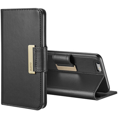 

Billion color ESR Apple iPhone6 ​​ 6s mobile phone case case 47-inch flip stand Business Leather Case Corey Accor series alcohol black