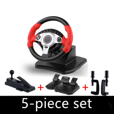 

900 degree racing games steering wheel computer learning car simulation driving machine accelerator brake Gear lever full set