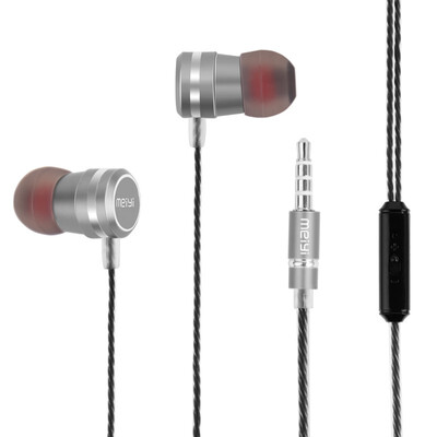 

MEIYI Y12 35mm Wired Metal In-ear Earphone with Mic Wire Control Earphone For iPhone 6s 6 plus iPad for Samsung HTC LG