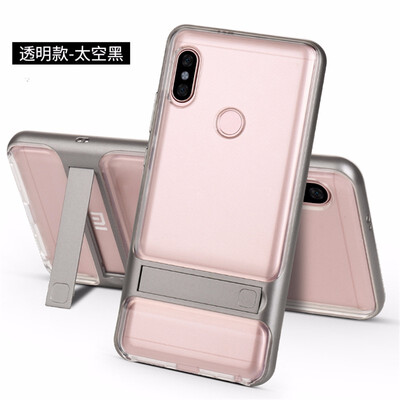 

Goowiiz Phone Case For Xiaomi Redmi Note 5Note 5 Pro Fashion Slim Shockproof Silicone TPU PC Hard Bracket
