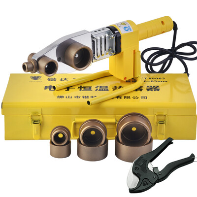 

KATA 900W constant temperature fuser plastic water pipe PPR PE PB20-63mm fusion splicer heat sealing welding machine KT88063
