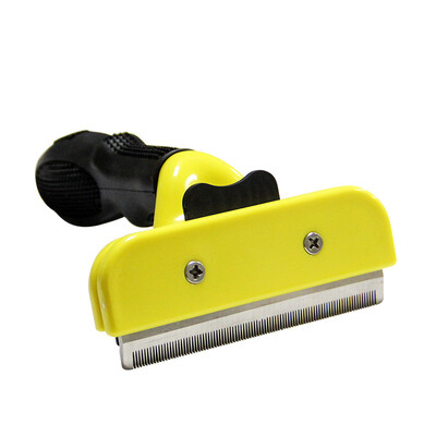 

Dipper pet dog comb hair knife cat Teddy Golden hair hair removal comb dog hair brush pet hair comb hairy large dog supplies yellow medium