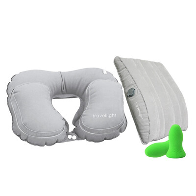 

EPC travellight inflatable travel suit inflatable lumbar lumbar inflatable U-shaped pillow outdoor portable multi-functional pillow aircraft travel pillow travel supplies light gray