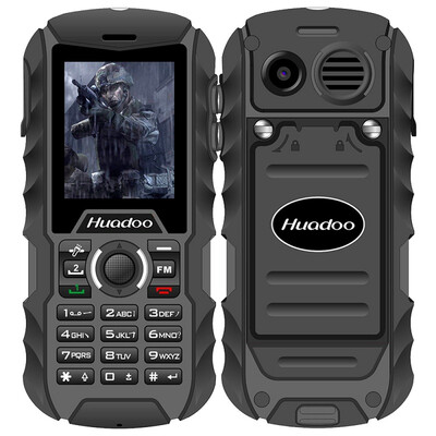 

Original Huadoo H1 Waterproof Phone 20" MTK6261A Rugged Dustproof Phone 2000mAh Shockproof Outdoor Phone Multi-language