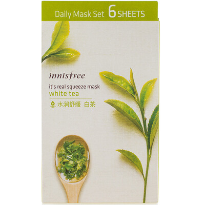 

Yue Shi Feng Yin (innisfree) really fresh moisturizing mask - white tea 20ml * 6 (moisturizing moisturizing sleep skin care skin care products