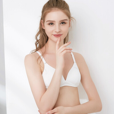 

Ai Lier & Ollola 2 Piece Girl Underwear High School Student Bra Cotton Student No Steel Ring Bra AY1013 2pcs 85A