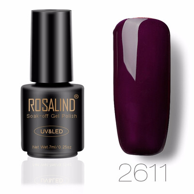 

ROSALIND 7ML Nail Polish Gorgeous Color Nail Gel Polish Vernis Semi Permanent Top Coat Base Coat Gel Nail Varnishes gel lacquer