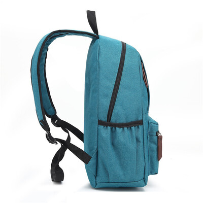 

Fashion student bag neutral solid color Oxford men&women backpack backpack