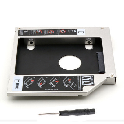 

127MM 2nd SATA HDD Hard Disk Drive Caddy Adapter for HP ProBook 6360b 6460b 6465b 6560b 6555b Compaq 6730b 6730s G4 G4-2000