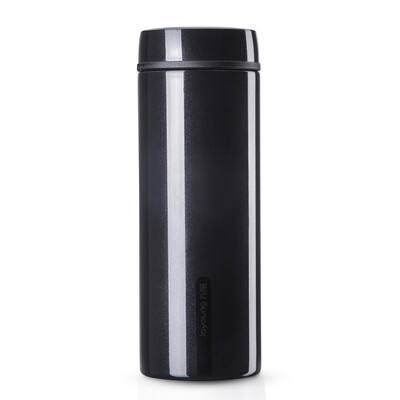 

Joyoung insulation cup inside&outside double layer 304 stainless steel with tea strainer 350ml simple&quiet black cup B35V1B