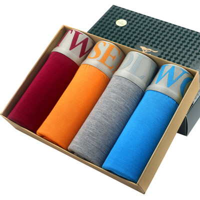 

Jingdong supermarket seven wolves SEPTWOLVES men&39s underwear male models modal waist breathable sports angle underwear four multi-color 95040-4E L