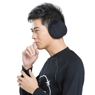 

Suzheo earbuds ear sets ear bags winter plush ear mugs men wear winter warm ear cover black
