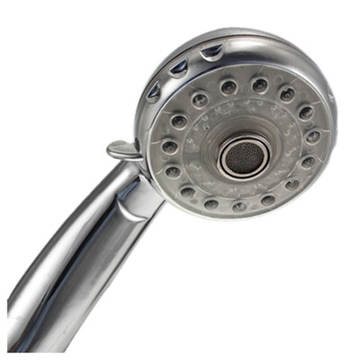

UpperX Adjustable 3 Mode 3-Color LED Shower Head Temperature Sensor RGB Bath Sprinkler Silver
