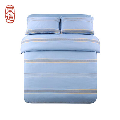 

JZAO Waffle weave cotton knitted beddings Skin soft 15 meters bed Set of 4