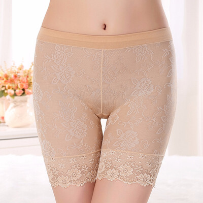 

Safety Shorts Pants Lace Seamless Soft And Comfortable Ice silk Material Boxer Safety Pant For Women Pantiesant